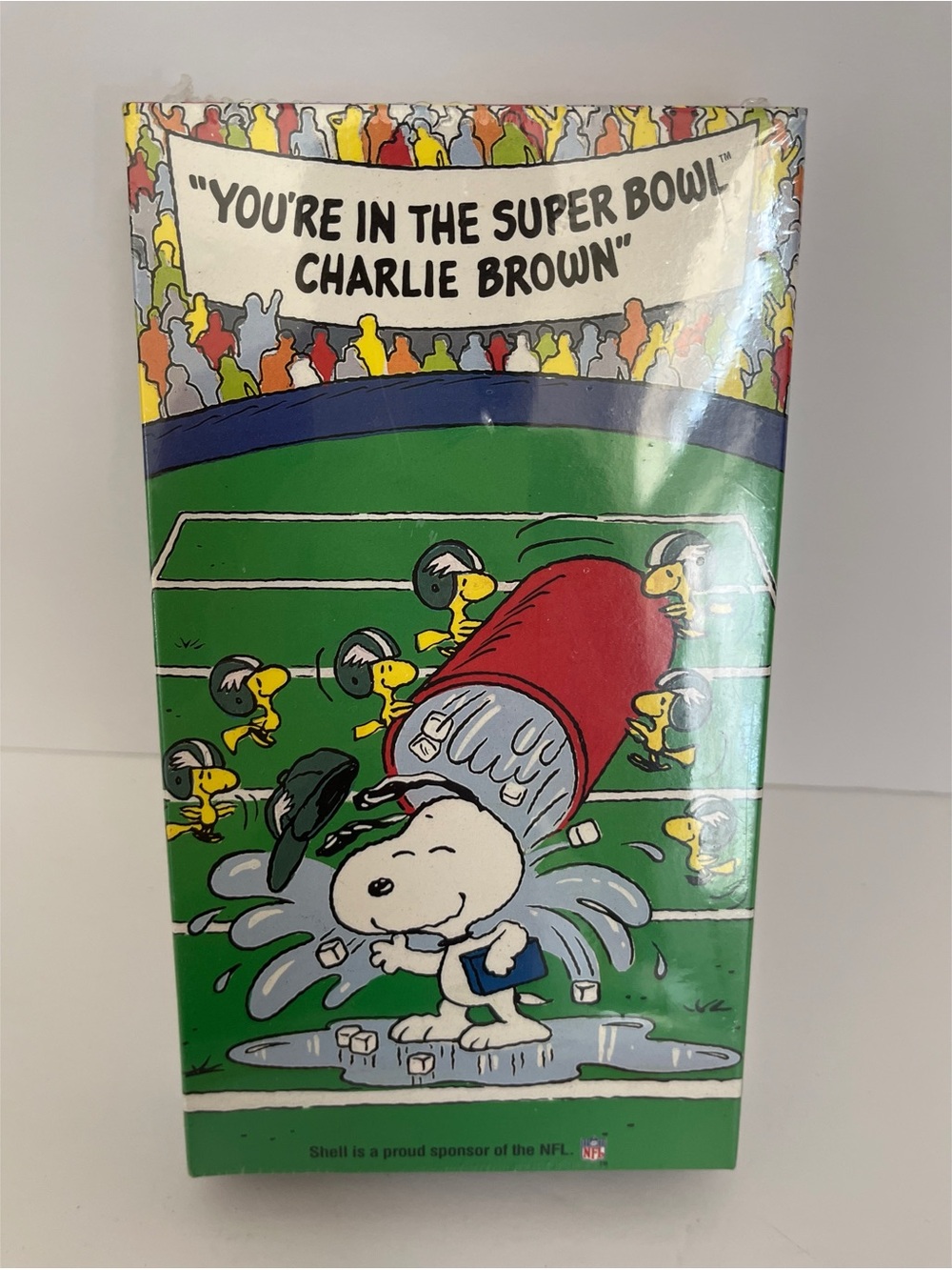 Vintage You’re in the Super Bowl, Charlie Brown VHS New